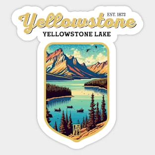 USA - NATIONAL PARK - YELLOWSTONE - Yellowstone Lake - 16 Sticker